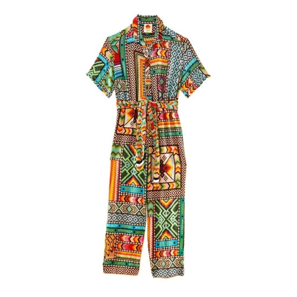 FARM Rio Multicolor Patterned Jumpsuit - Picture 5 of 7